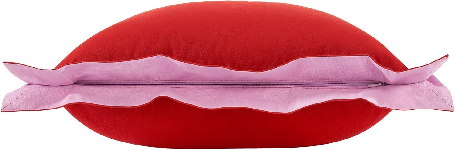 image:imagekate spade new york Spade Floral Decorative Pillow 20 x 20 Throw Pillow for Bed or Sofa Textured Cotton and Polyester Blend Cover PinkSorry  Not Sorry