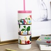 image:imagekate spade new york Acrylic Tumbler with Lid and Straw 24 oz Tumbler Slim Double Wall Tumbler Book ClubCharmed Library