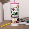 image:imagekate spade new york Acrylic Tumbler with Lid and Straw 24 oz Tumbler Slim Double Wall Tumbler Book ClubCharmed Library