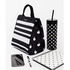 image:imagekate spade new york Acrylic Tumbler with Lid and Straw 24 oz Tumbler Slim Double Wall Tumbler Spade SmileyPolka Dots