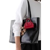 image:imagekate spade new york Charmed Smooth Leather On A Roll Taxi Leather Bag CharmCream Saddle Up Horse