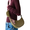image:imagekate spade new york Charmed Smooth Leather On A Roll Taxi Leather Bag CharmDusk Rose Flower