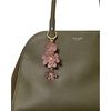image:imagekate spade new york Charmed Smooth Leather On A Roll Taxi Leather Bag CharmDusk Rose Flower