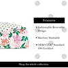 image:imagekate spade new york Curious Garden 3Piece FullQueen Comforter Set 100 Cotton Reversible Cover All Season Warmth Bedding Machine Washable Pink MulticolorBold Blossoms