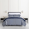 image:imagekate spade new york Curious Garden 3Piece FullQueen Comforter Set 100 Cotton Reversible Cover All Season Warmth Bedding Machine Washable Pink MulticolorSateen Ruffle Navy