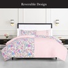 image:imagekate spade new york Curious Garden 3Piece FullQueen Comforter Set 100 Cotton Reversible Cover All Season Warmth Bedding Machine Washable Pink MulticolorCurious Garden
