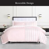 image:imagekate spade new york Curious Garden 3Piece FullQueen Comforter Set 100 Cotton Reversible Cover All Season Warmth Bedding Machine Washable Pink MulticolorSateen Ruffle Pink