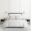 image:imagekate spade new york Curious Garden 3Piece FullQueen Comforter Set 100 Cotton Reversible Cover All Season Warmth Bedding Machine Washable Pink MulticolorBold Blossoms