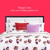 image:imagekate spade new york Curious Garden 3Piece FullQueen Comforter Set 100 Cotton Reversible Cover All Season Warmth Bedding Machine Washable Pink MulticolorFall Poppies