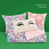 image:imagekate spade new york Curious Garden 3Piece FullQueen Comforter Set 100 Cotton Reversible Cover All Season Warmth Bedding Machine Washable Pink MulticolorCurious Garden