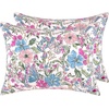 image:imagekate spade new york Curious Garden 3Piece FullQueen Comforter Set 100 Cotton Reversible Cover All Season Warmth Bedding Machine Washable Pink MulticolorCurious Garden