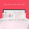 image:imagekate spade new york Curious Garden 3Piece FullQueen Comforter Set 100 Cotton Reversible Cover All Season Warmth Bedding Machine Washable Pink MulticolorSateen Ruffle Pink