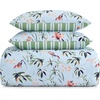image:imagekate spade new york Curious Garden 3Piece FullQueen Comforter Set 100 Cotton Reversible Cover All Season Warmth Bedding Machine Washable Pink MulticolorBird Garden