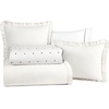 image:imagekate spade new york Curious Garden 3Piece FullQueen Comforter Set 100 Cotton Reversible Cover All Season Warmth Bedding Machine Washable Pink MulticolorCotton Ruffle