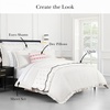 image:imagekate spade new york Curious Garden 3Piece FullQueen Comforter Set 100 Cotton Reversible Cover All Season Warmth Bedding Machine Washable Pink MulticolorCotton Ruffle