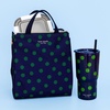 image:imagekate spade new york Cute Lunch Bag for Women Large Capacity Lunch Tote Adult Lunch Box with Silver Thermal Insulated Interior Lining and Storage Pocket Book ClubSonnet Dot