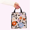 image:imagekate spade new york Cute Lunch Bag for Women Large Capacity Lunch Tote Adult Lunch Box with Silver Thermal Insulated Interior Lining and Storage Pocket Book ClubFloral Garden