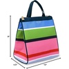 image:imagekate spade new york Cute Lunch Bag for Women Large Capacity Lunch Tote Adult Lunch Box with Silver Thermal Insulated Interior Lining and Storage Pocket Book ClubSunny Day Stripe