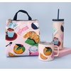 image:imagekate spade new york Cute Lunch Bag for Women Large Capacity Lunch Tote Adult Lunch Box with Silver Thermal Insulated Interior Lining and Storage Pocket Book ClubRise and Shine