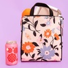 image:imagekate spade new york Cute Lunch Bag for Women Large Capacity Lunch Tote Adult Lunch Box with Silver Thermal Insulated Interior Lining and Storage Pocket Book ClubFloral Garden