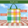 image:imagekate spade new york Cute Lunch Bag for Women Large Capacity Lunch Tote Adult Lunch Box with Silver Thermal Insulated Interior Lining and Storage Pocket Book ClubSpring Plaid