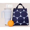 image:imagekate spade new york Cute Lunch Bag for Women Large Capacity Lunch Tote Adult Lunch Box with Silver Thermal Insulated Interior Lining and Storage Pocket Book ClubJoy Dot