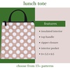 image:imagekate spade new york Cute Lunch Bag for Women Large Capacity Lunch Tote Adult Lunch Box with Silver Thermal Insulated Interior Lining and Storage Pocket Book ClubJumbo Dot