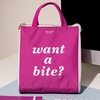 image:imagekate spade new york Cute Lunch Bag for Women Large Capacity Lunch Tote Adult Lunch Box with Silver Thermal Insulated Interior Lining and Storage Pocket Book ClubPink