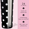 image:imagekate spade new york Cute Stainless Steel Mug 24 Ounce Travel Tumbler Double Wall Insulated Cup with Lid Picture Dot BlackWhitePicture Dot