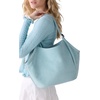 image:imagekate spade new york Deco Fine Grain Leather Tulip ToteEnglish Sea