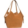 image:imagekate spade new york Deco Fine Grain Leather Tulip ToteGarden Soil