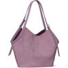 image:imagekate spade new york Deco Fine Grain Leather Tulip ToteMarket Purple Suede