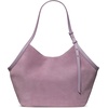 image:imagekate spade new york Deco Fine Grain Leather Tulip ToteMarket Purple Suede