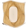 image:imagekate spade new york Deco Fine Grain Leather Tulip ToteNatural Straw
