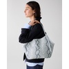 image:imagekate spade new york Deco Fine Grain Leather Tulip ToteSnake Embossed Pale Sapphirine