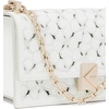 image:imagekate spade new york Deco Quilted Leather Mini Flap Chain CrossbodyEyelet True White