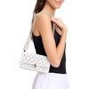 image:imagekate spade new york Deco Quilted Leather Mini Flap Chain CrossbodyEyelet True White