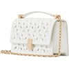 image:imagekate spade new york Deco Quilted Leather Mini Flap Chain CrossbodyEyelet True White