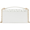 image:imagekate spade new york Deco Quilted Leather Mini Flap Chain CrossbodyEyelet True White