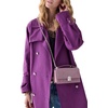 image:imagekate spade new york Deco Quilted Leather Mini Flap Chain CrossbodyMarket Purple Suede