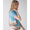 image:imagekate spade new york Deco Quilted Leather Mini Flap Chain CrossbodyNatural Multi Canvas