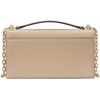 image:imagekate spade new york Deco Quilted Leather Mini Flap Chain CrossbodyTimeless Taupe