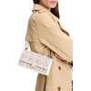 image:imagekate spade new york Deco Quilted Leather Mini Flap Chain CrossbodyTweed Multi