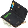 image:imagekate spade new york Devin I Love You Script Embossed Leather Small Slim Bifold WalletBlack With Novel Zip Pull
