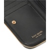 image:imagekate spade new york Devin I Love You Script Embossed Leather Small Slim Bifold WalletBlack With Novel Zip Pull