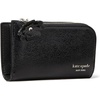 image:imagekate spade new york Devin I Love You Script Embossed Leather Small Slim Bifold WalletCinder Grey