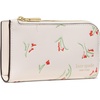 image:imagekate spade new york Devin I Love You Script Embossed Leather Small Slim Bifold WalletCream Multi Vibrant Buds