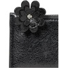 image:imagekate spade new york Devin I Love You Script Embossed Leather Small Slim Bifold WalletGlazed Black With Novel Zip Pull