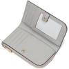 image:imagekate spade new york Devin I Love You Script Embossed Leather Small Slim Bifold WalletGrey Spade Flower