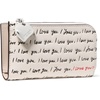 image:imagekate spade new york Devin I Love You Script Embossed Leather Small Slim Bifold WalletI Love You Script